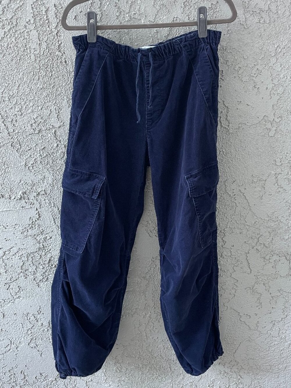 Blue Corduroy Carpenter Cargo Jogger Pants Tinseltown Size M Y2K Painters Pants